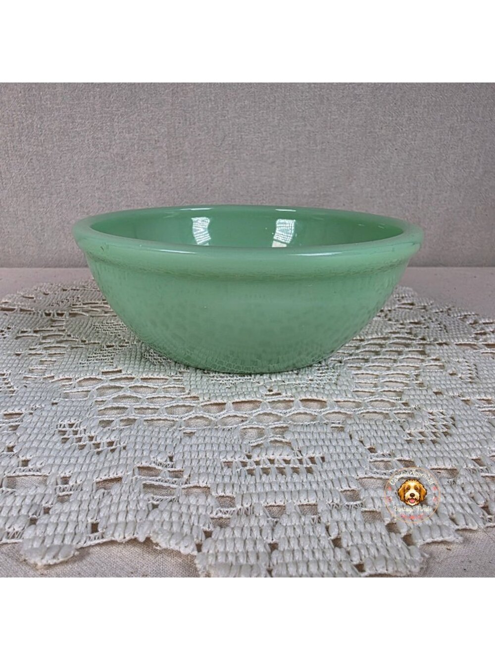 Fire King Jadeite 5" Ribbed Mixing Bowl Vintage Glassware